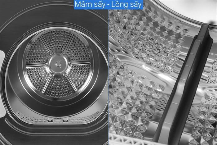 Máy Sấy Bơm Nhiệt Samsung Bespoke AI 17 Kg DV17B9750CV/SV